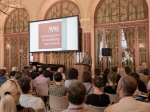 Az MMA 2019-2022. évi művészeti ösztöndíjasainak találkozója a Pesti Vigadóban