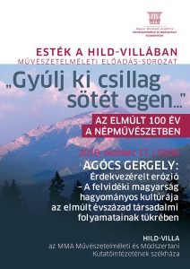 Esték a Hild-villában – Agócs Gergely előadása