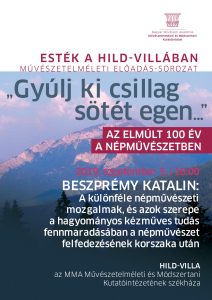 Folytatódik az Esték a Hild-villában előadás-sorozat „Az elmúlt 100 év a népművészetben” címmel