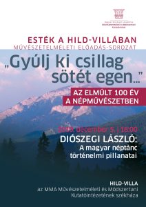 Esték a Hild-villában – Diószegi László előadása – 2019. 12. 05. 18.00