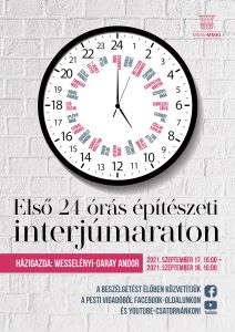 Első építészeti interjúmaraton Wesselényi-Garay Andorral