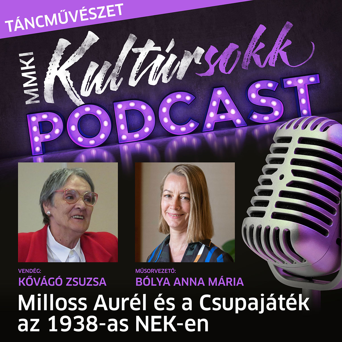 Kővágó Zsuzsa tánctörténésszel, címzetes főiskolai docenssel beszélget Bólya Anna Mária – MMKI Kultúrsokk podcast – Táncművészet