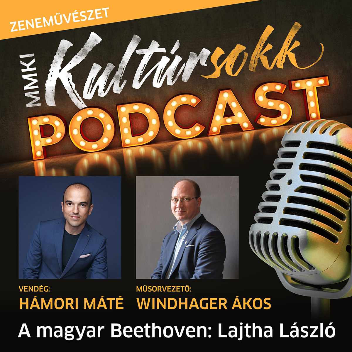 Hámori Máté Liszt Ferenc-díjas karmesterrel, az Óbudai Danubia Zenekar művészeti vezetőjével beszélget Windhager Ákos – MMKI Kultúrsokk podcast – Zeneművészet