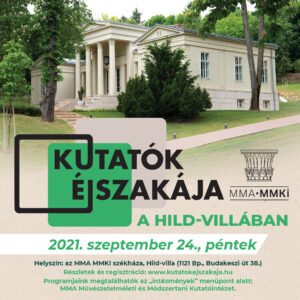 Kutatók Éjszakája a Hild-villában