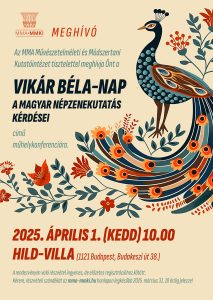 Vikár Béla-nap – A magyar népzenekutatás kérdései